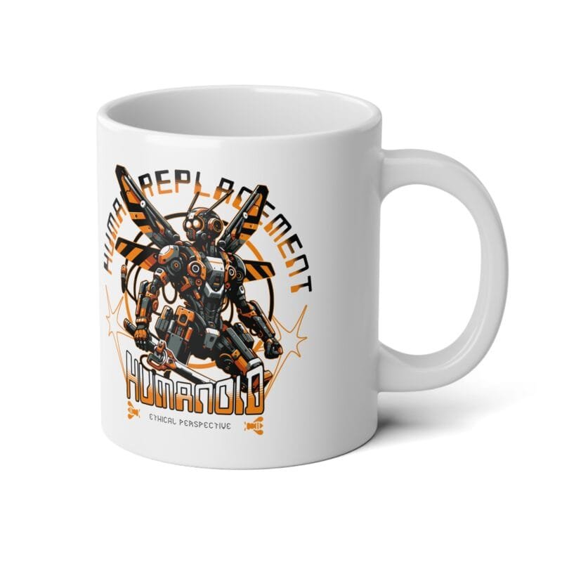 HUMANOID Robot-Themed Jumbo Mug | 20oz | Perfect Gift for Tech Lovers $15.73
