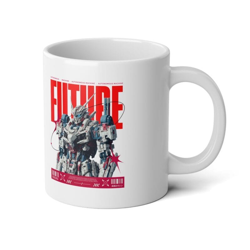 FUTURE Futuristic 20oz Jumbo Mug - Bold Art Design for Coffee Lovers $15.73