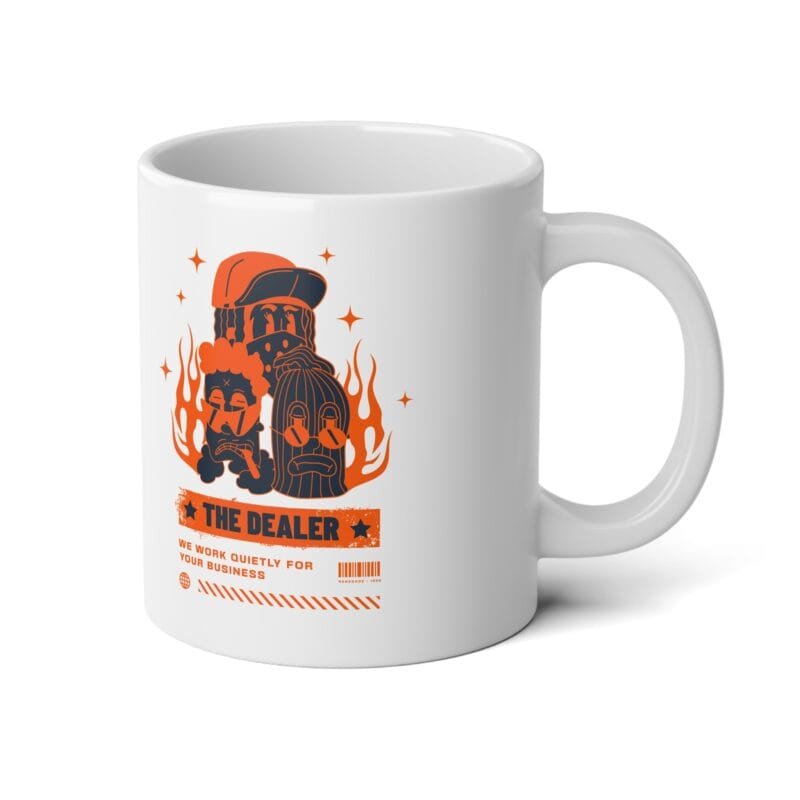 THE DEALER The Dealer Jumbo Mug - 20oz Coffee Cup with Eye-Catching Design $15.73