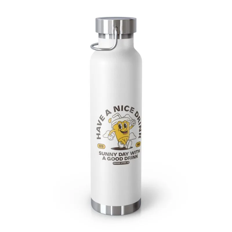 HAVE A NICE DRINK Copper Vacuum Insulated Bottle, 22oz $31.08