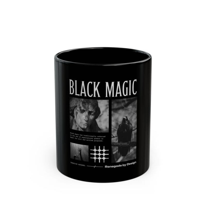 BLACK MAGIC Black Mug (11oz, 15oz) $8.30