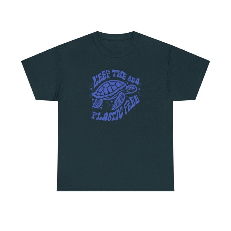 Keep the Sea Plastic Free - Unisex Heavy Cotton Tee - Eco-Friendly Ocean Conservation T-Shirt $11.76