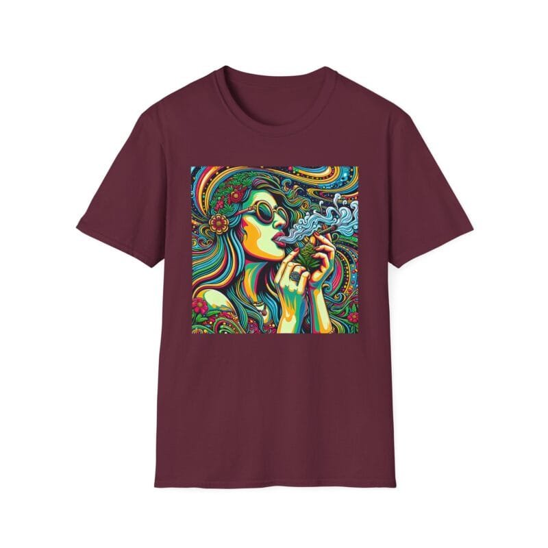 MARIJUANA 3 - Vibrant Psychedelic Unisex T-Shirt - 'One Leaf, Endless Vibes' $16.97