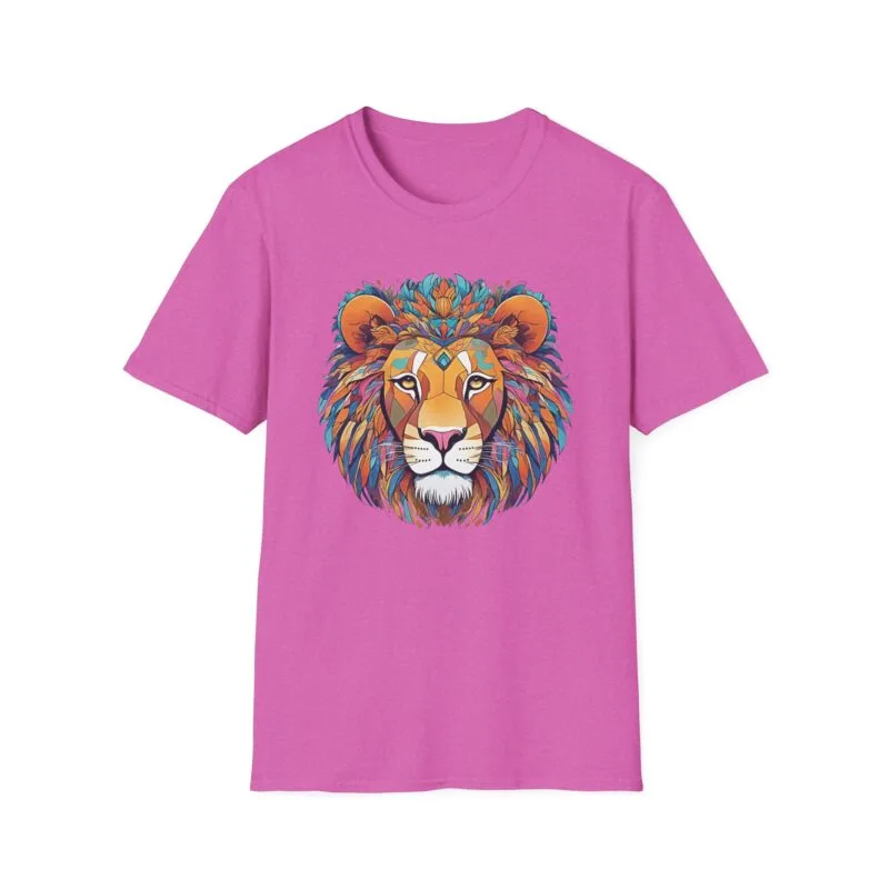 LION 4 - Lion Heart Unisex Softstyle T-Shirt - Inspirational Quote Tee $16.97