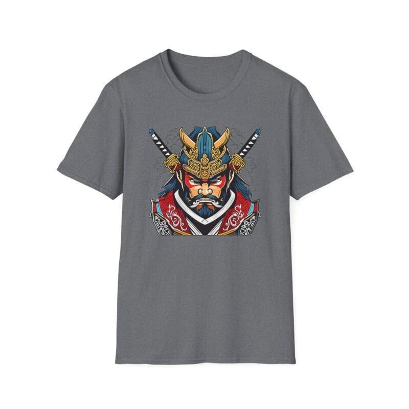 JAPANESE MASK 1 - Samurai Warrior Graphic T-Shirt | Unisex Softstyle Tee for Anime Lovers $16.97
