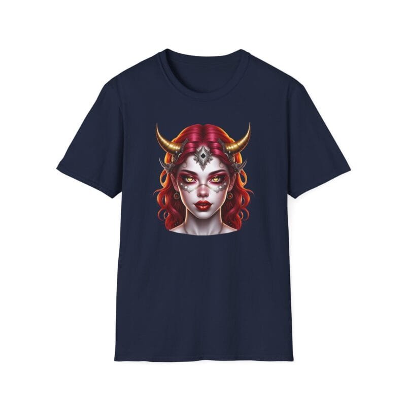 Demon Goddess Unisex T-Shirt - Act as if it were Impossible to Fail $16.92