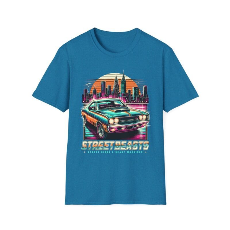 Car Street Beast Retro Street Beasts Unisex Softstyle T-Shirt - Vintage Car Graphic Tee $17.92 Color: White