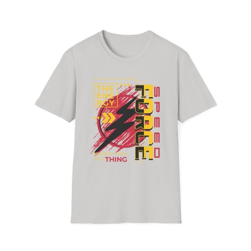 Speed Force Unisex Softstyle T-Shirt - Speed Force Graphic Tee with Tiger Design $17.88