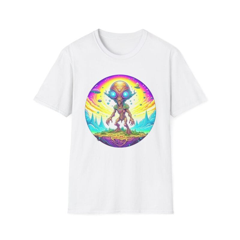 ALIEN 1 - Cosmic Alien Unisex Softstyle T-Shirt - Boldness Transforms Lives product main image ALIEN 1 - Cosmic Alien Unisex Softstyle T-Shirt - Boldness Transforms Lives $17.88