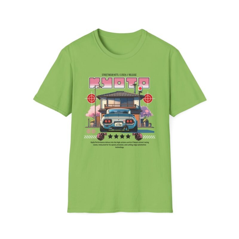 Kyoto Vintage Car Unisex Softstyle T-Shirt - Fearless Minds Create Change $17.92