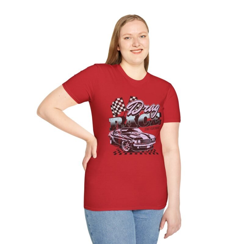 Drag Race Retro Drag Race T-Shirt - Start Your Engines, Bold Hearts Inspire Greatness $17.92
