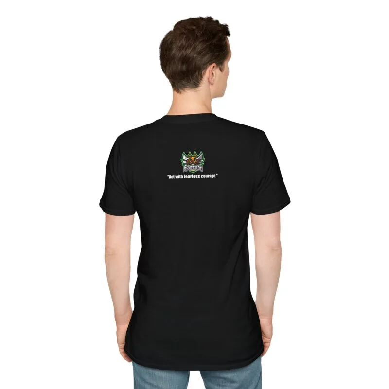 Abstract - Unisex Softstyle Abstract T-Shirt with Inspirational Quote - Perfect for Everyday Wear and Creative Souls $17.88