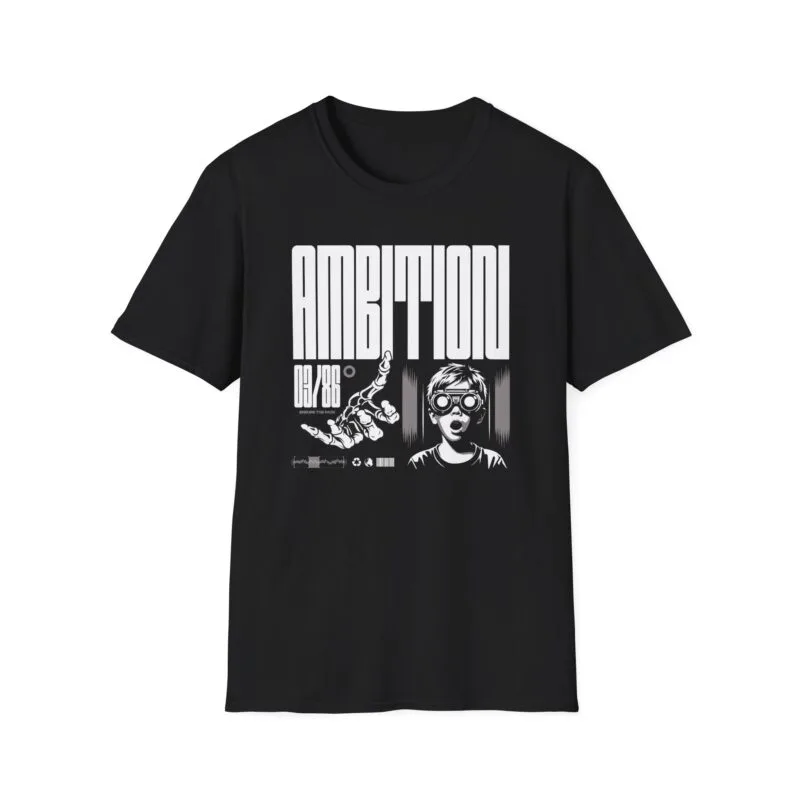 Ambition - Unisex Softstyle T-Shirt - Motivational Quote Tee for Dreamers $17.88