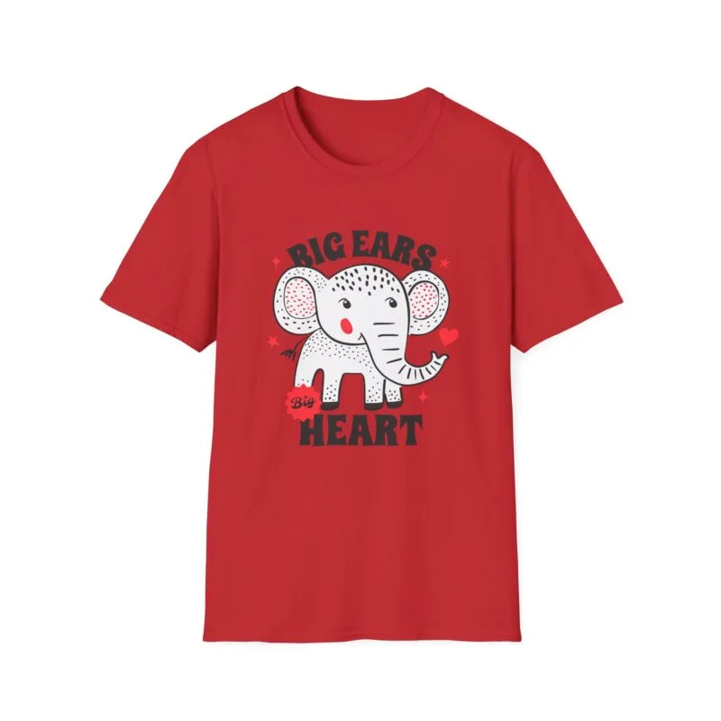 Big Ears - Big Heart T-Shirt - Positive Vibes Unisex Tee $17.88