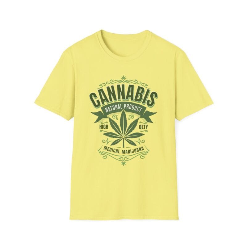 Cannabis Shop - Cannabis Medical Marijuana Unisex Softstyle T-Shirt - Boldness Creates Impact $17.88