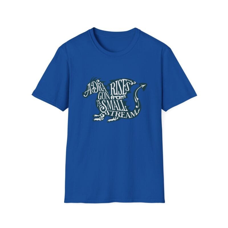A Dragon Rises - Inspirational Dragon T-Shirt, Motivational Tee, Unisex Graphic Shirt, Gift for Book Lovers, Unique Casual Wear, Adventure Apparel $17.86