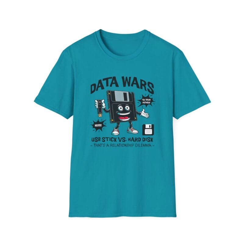 Data Wars - Unisex T-Shirt, Funny Gift for Tech Lovers, Nerdy Humor Shirt, Data Storage Tee, Geeky Apparel $17.88