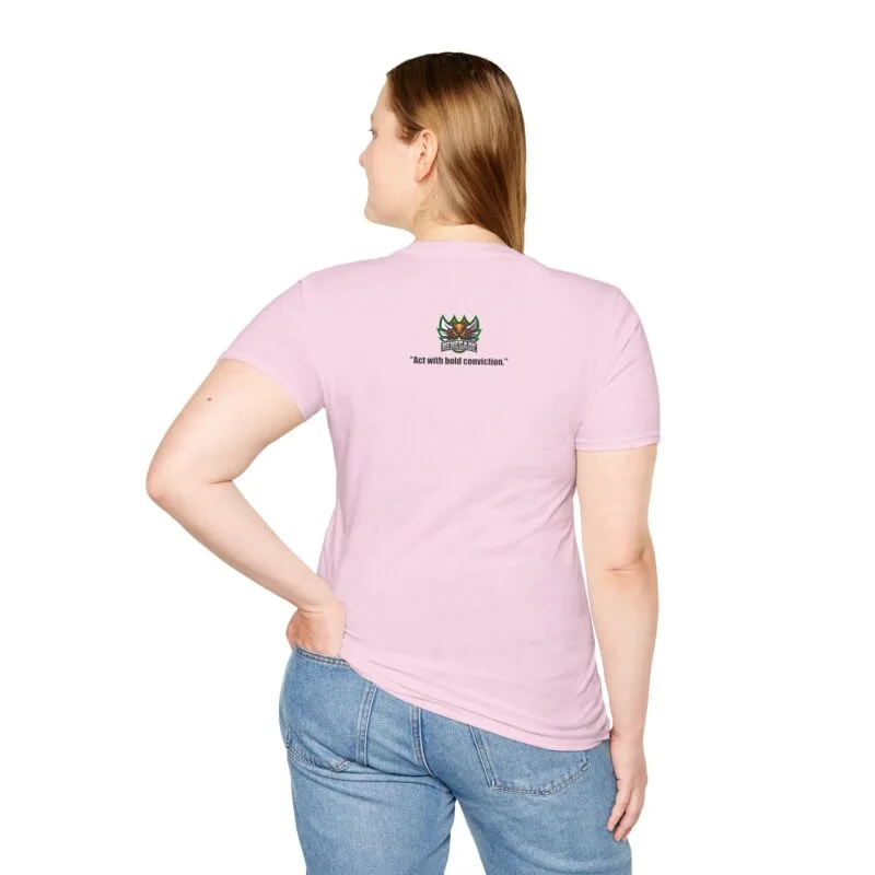 A Dragonfly's Fiery - Day Unisex T-Shirt - Act with Bold Conviction Graphic Tee $17.88