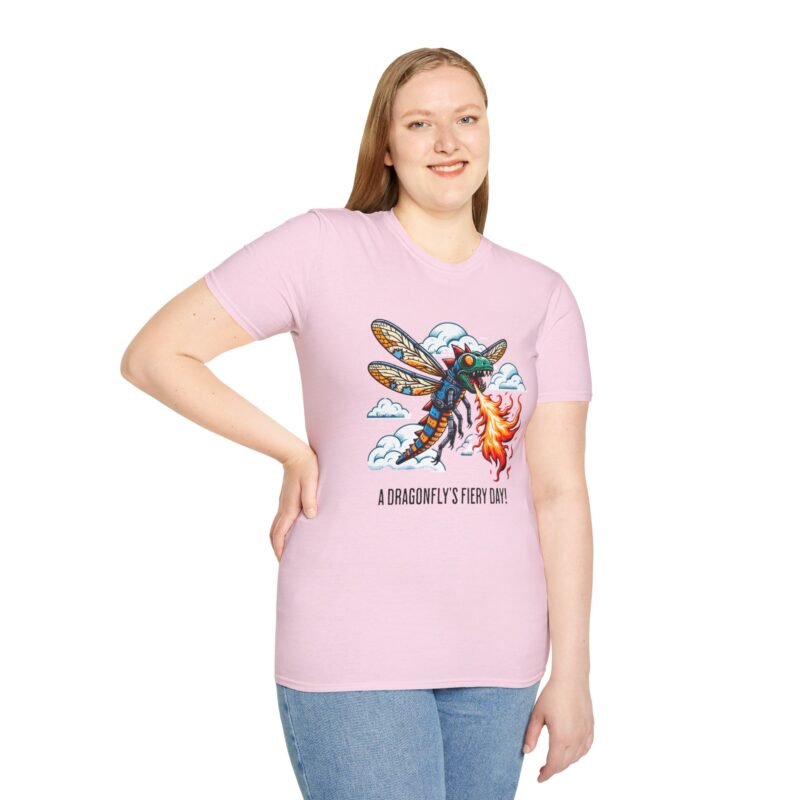 A Dragonfly's Fiery - Day Unisex T-Shirt - Act with Bold Conviction Graphic Tee $17.88