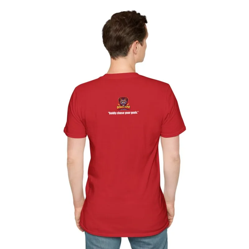Angry Flower - Boldly Chasing Goals Unisex T-Shirt – Eye-Catching Graphic Tee $17.88