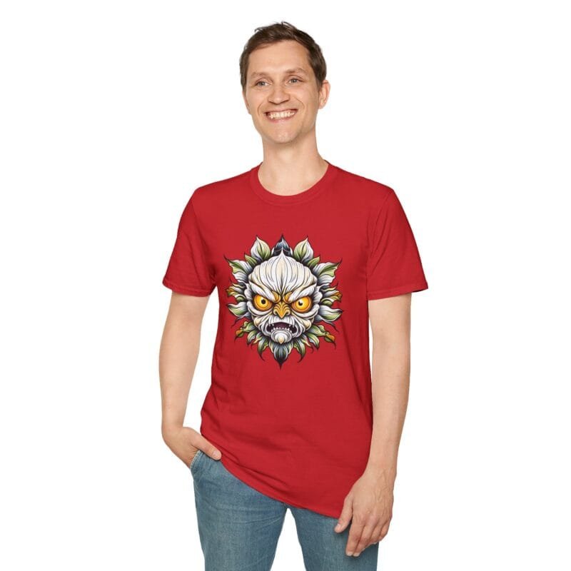 Angry Flower - Boldly Chasing Goals Unisex T-Shirt – Eye-Catching Graphic Tee $17.88