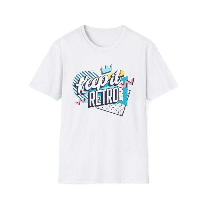 Keep It Retro - Retro Graphic T-Shirt, Vintage Style Tee, Unisex Softstyle Tee, Perfect for Casual Wear, Gift for Retro Lovers, Fun Statement Shirt $17.88