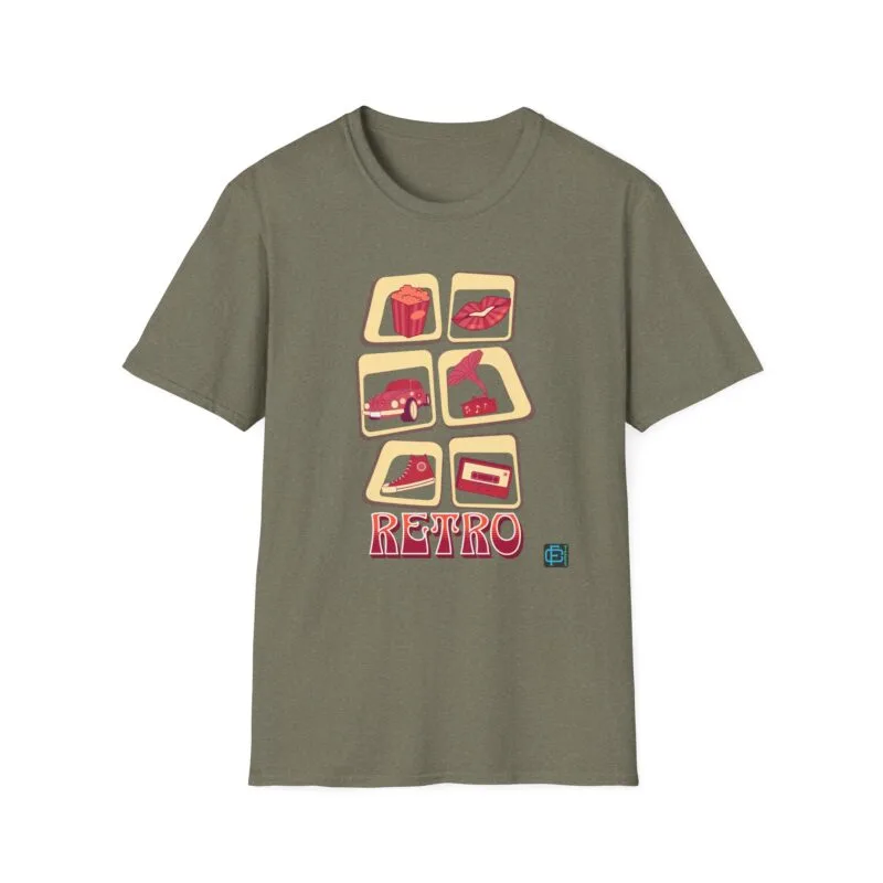Retro - Graphic T-Shirt, Vintage Style Tee, Unisex Fashion Shirt, Trendy Casual Wear, Gift for Retro Lovers, Fashion Statement $17.88