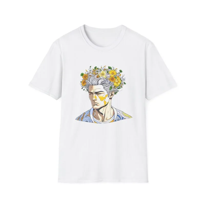 Man's Nature - Floral Design Unisex Softstyle T-Shirt - Zero Waste, Maximum Sass $17.88