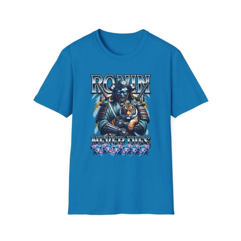 Ronin Never Dies - Galactic Vibes Unisex T-Shirt, Retro Space Art Tee, Unique Graphic Shirt, Casual Wear, Gift for Space Lovers, Summer Fashion $17.88