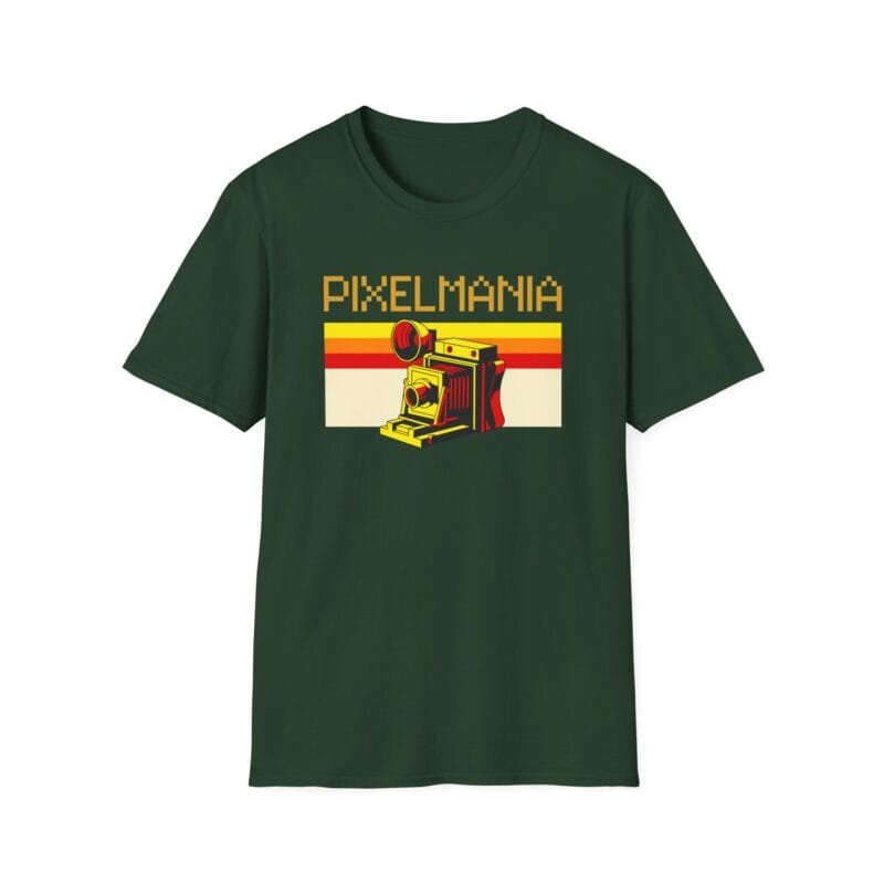 Pixelmania - Unisex T-Shirt - Retro Gaming Shirt, Inspirational Tee, Gift for Gamers, Pixel Art T-Shirt, Video Game Fan Apparel $17.88