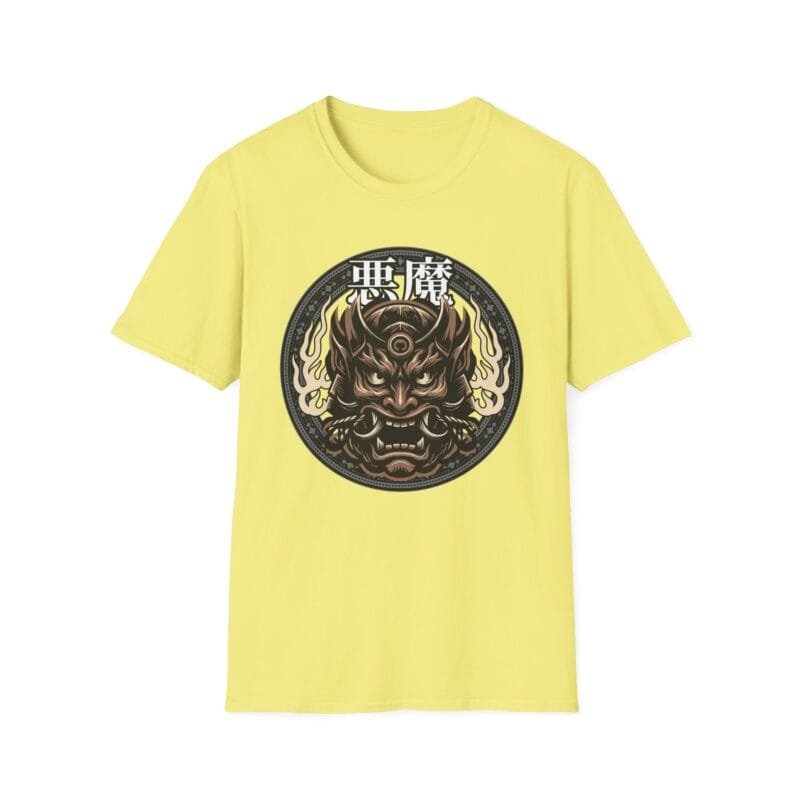 Japanese Devil - Unisex Softstyle T-Shirt with Japanese Guardian Design – ‘Slow and Steady Wins the Race’ $17.88