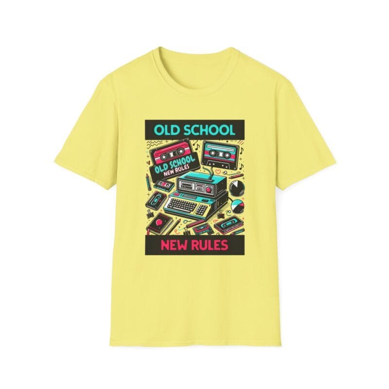 Old School - Retro Gaming T-Shirt, Vintage Tech Tee, Gift for Gamers, Birthday Apparel, Old School Style Shirt $17.88