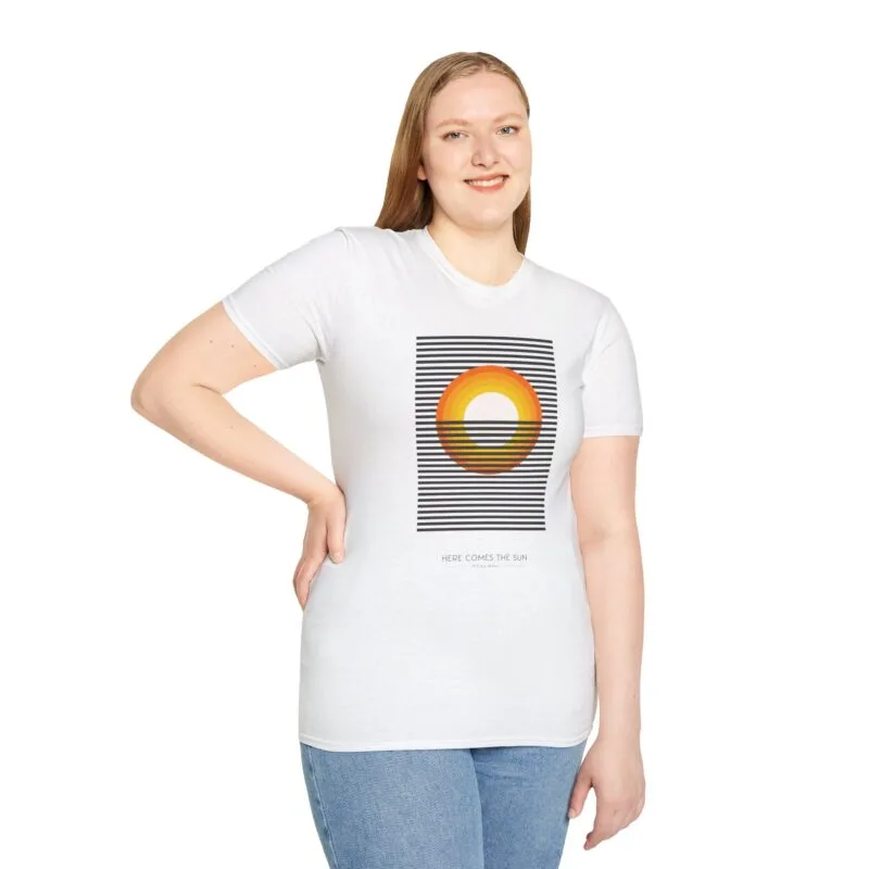 Here Comes The Sun 2 - Vintage-Inspired Graphic Tee, Dream Big and Start to Live Shirt, Summer Vibes Unisex T-Shirt, Gift for Dreamers, Relaxed Casual Style $17.88