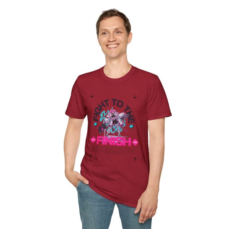 Fight to The Finish - Unisex Softstyle T-Shirt - Inspirational Graphic Tee $17.88